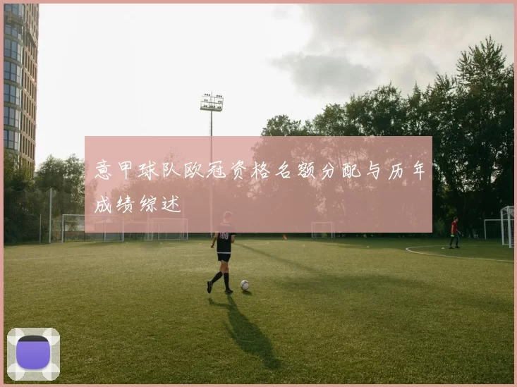 意甲球队欧冠资格名额分配与历年成绩综述