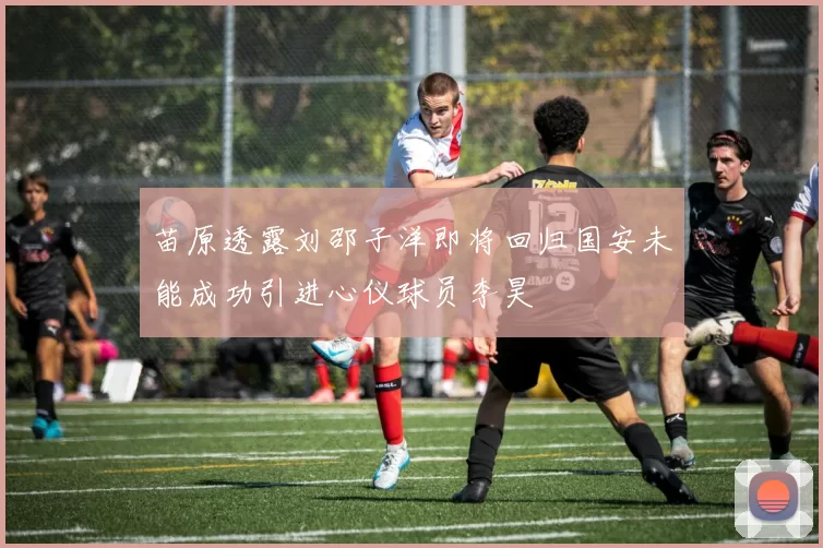 苗原透露刘邵子洋即将回归国安未能成功引进心仪球员李昊