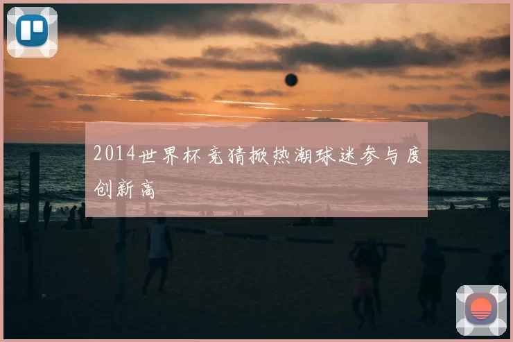 2014世界杯竞猜掀热潮球迷参与度创新高